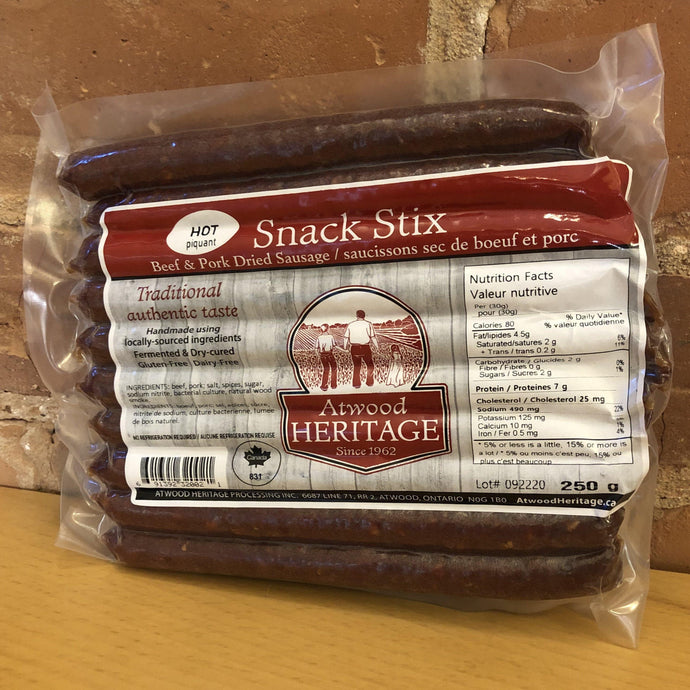 Beef and Pork Dried Sausage (HOT) - Allons Y  Delivery