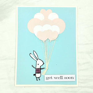 Hand Crafted Get Well Soon Cards by Shirley Knudsen