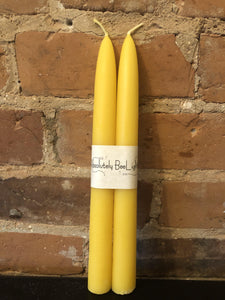 10 inch Bees Wax Candles Pair - Allons Y  Delivery