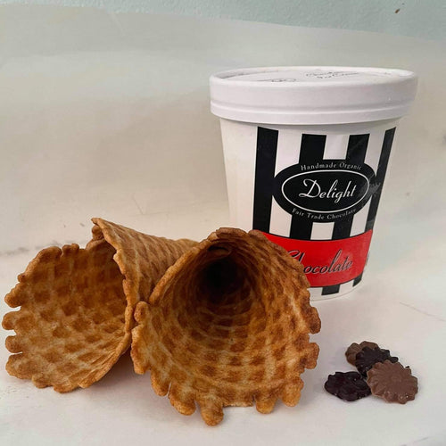 Ice Cream Kit for 2 - With Handmade Waffle Cones - Allons Y  Delivery
