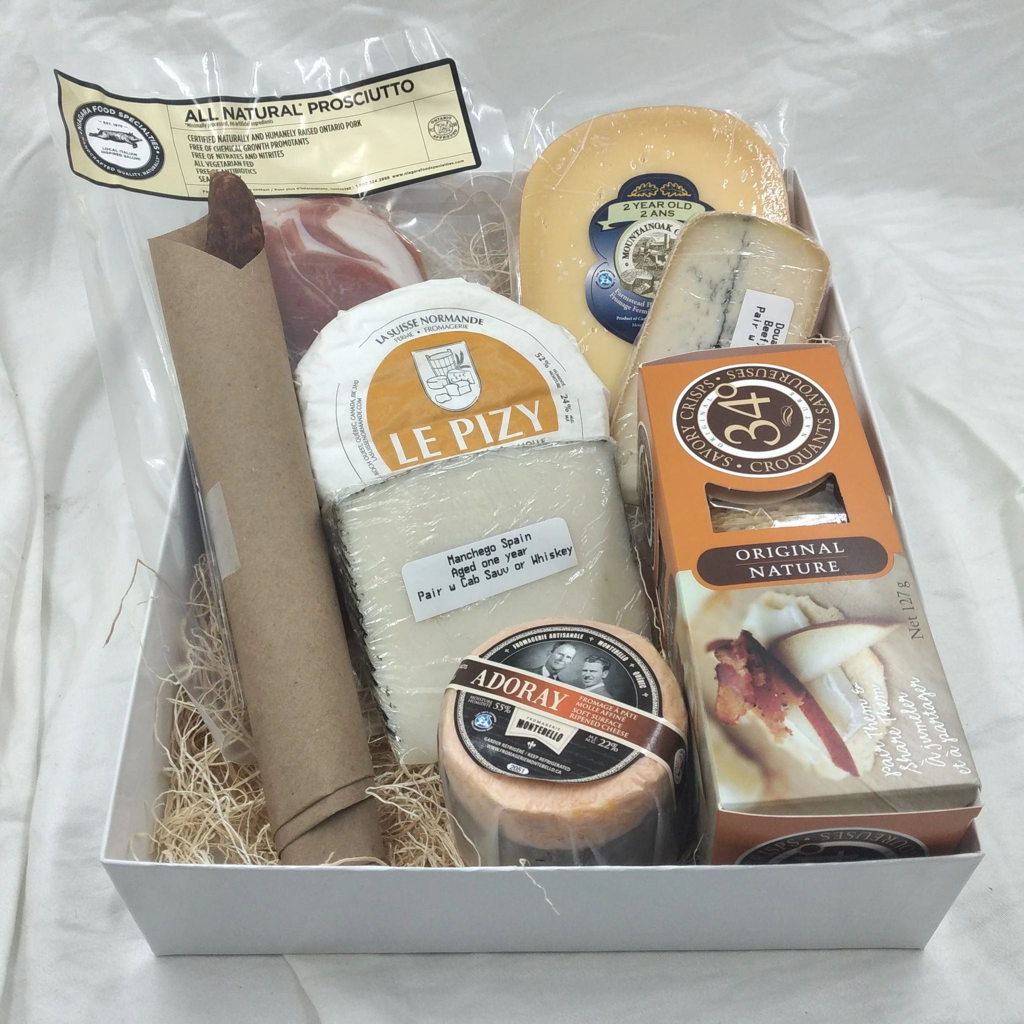 Cheese Lovers' Cheese and Charcuterie Box