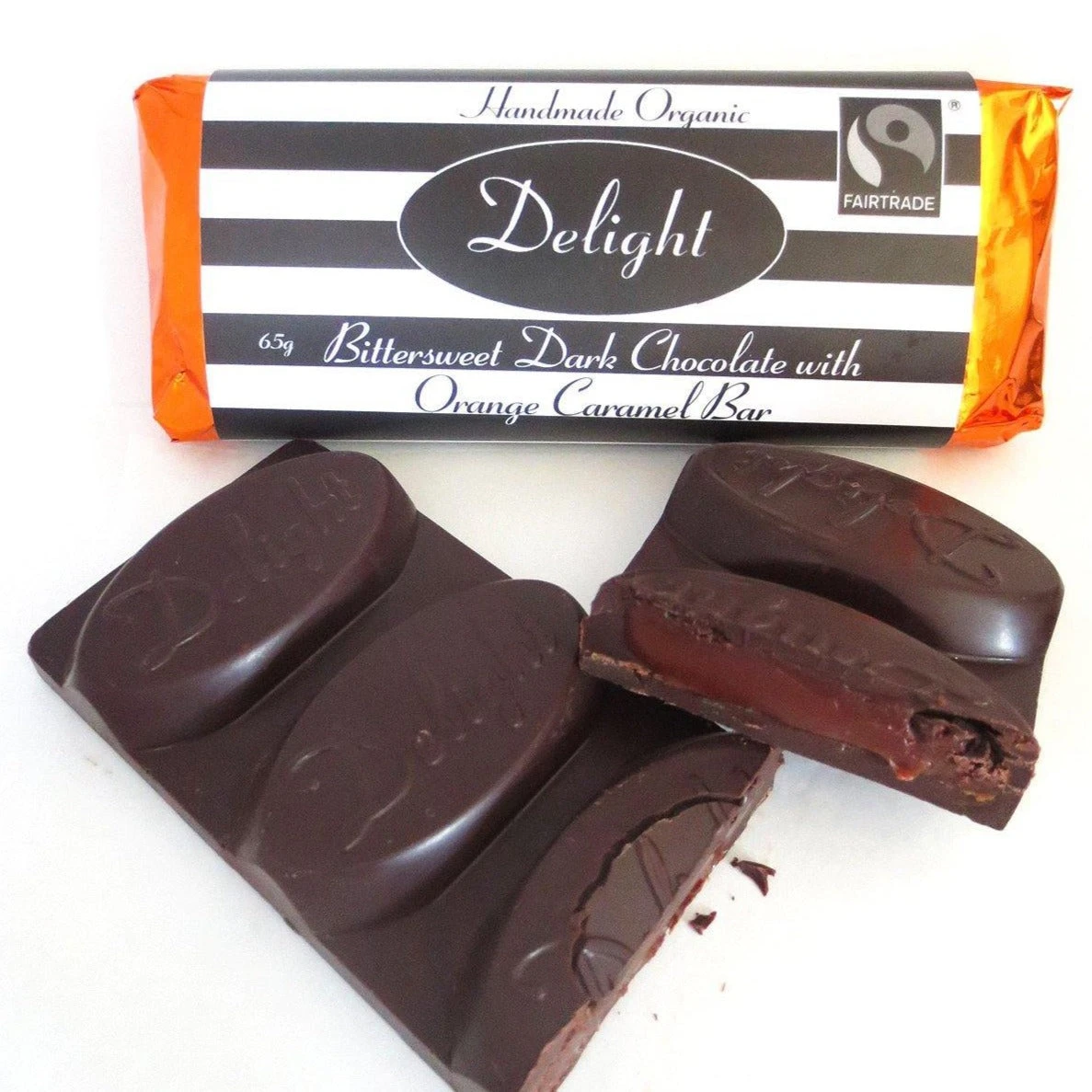 Bittersweet Orange Caramel Bar - Allons Y  Delivery