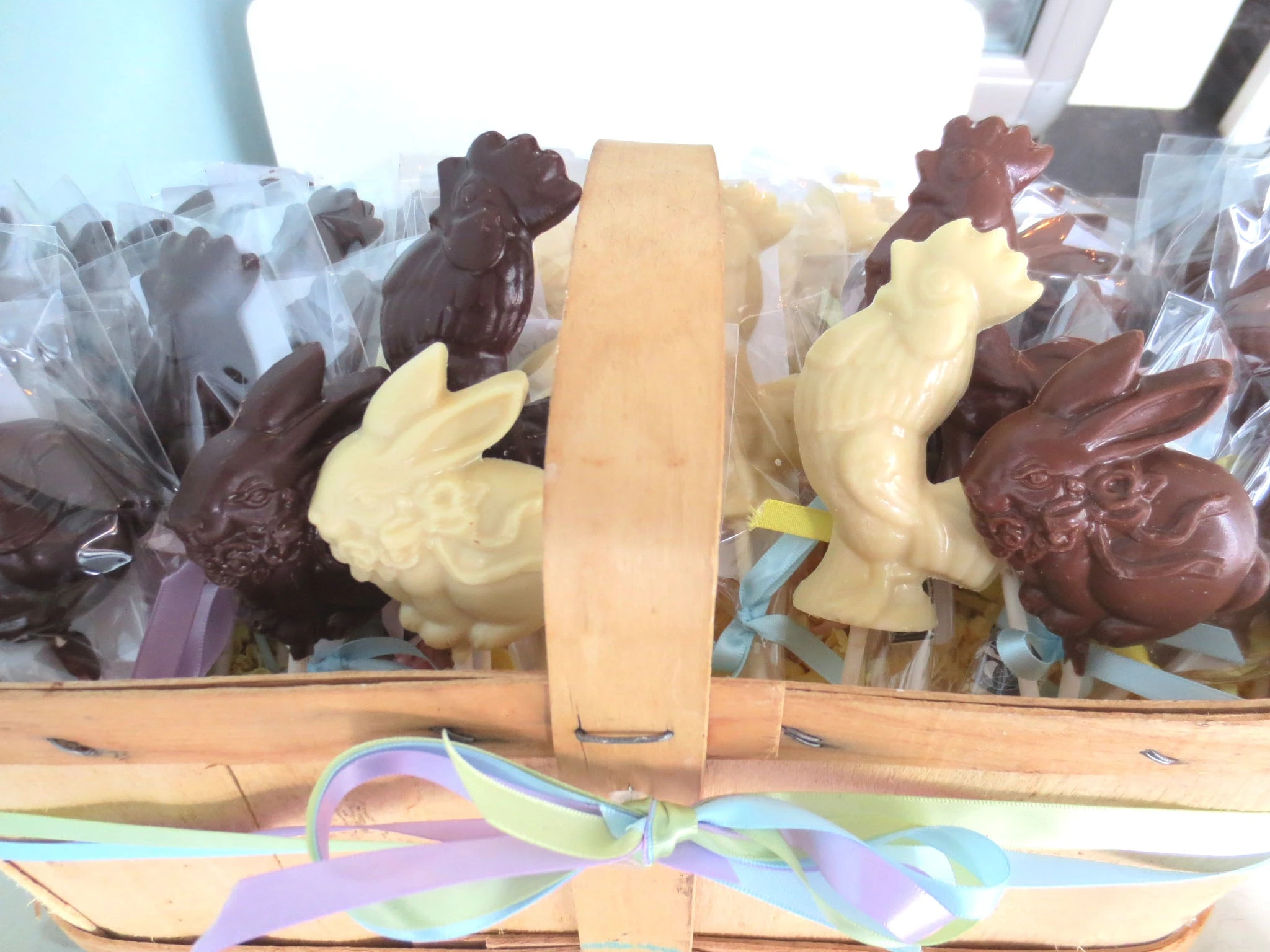 Bunny and Rooster Lollies. - Allons Y  Delivery