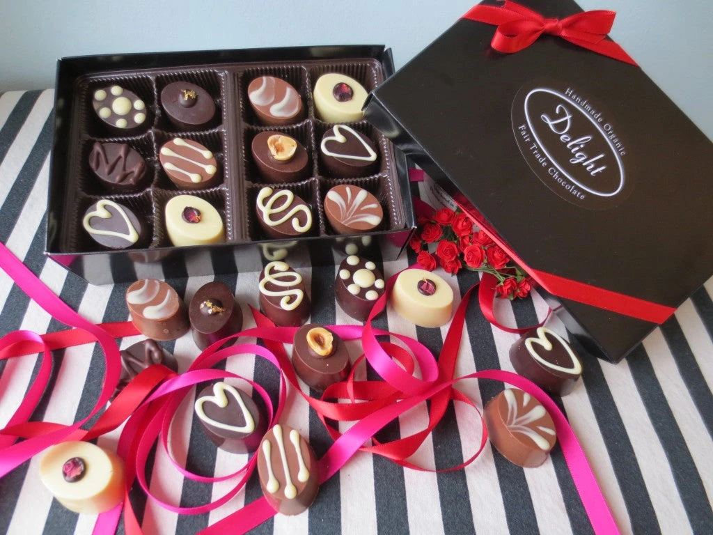 Delight Box of 24 Valentine's Day Chocolates - Allons Y  Delivery