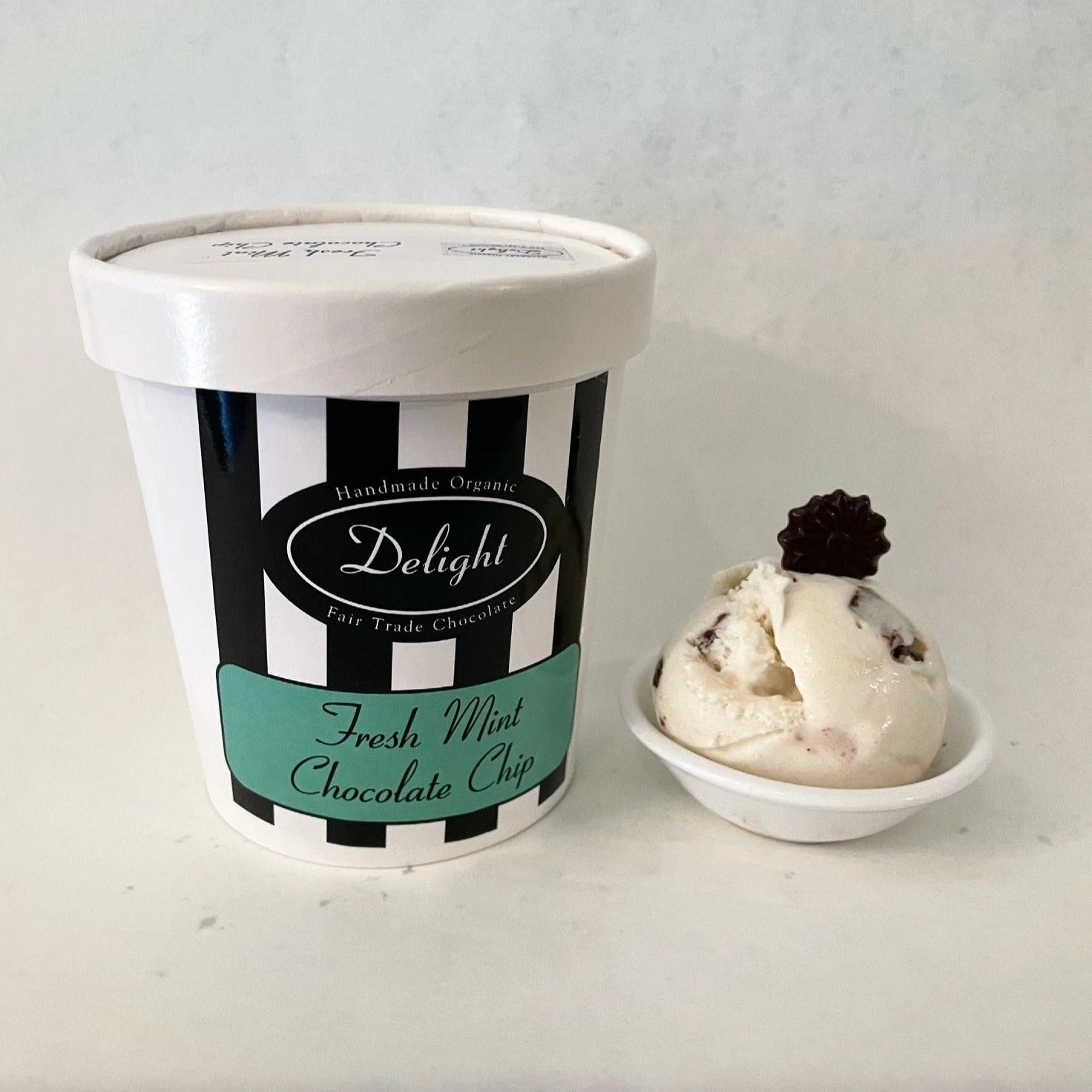 Delight Fresh Mint Chocolate Chip Ice Cream - Allons Y  Delivery
