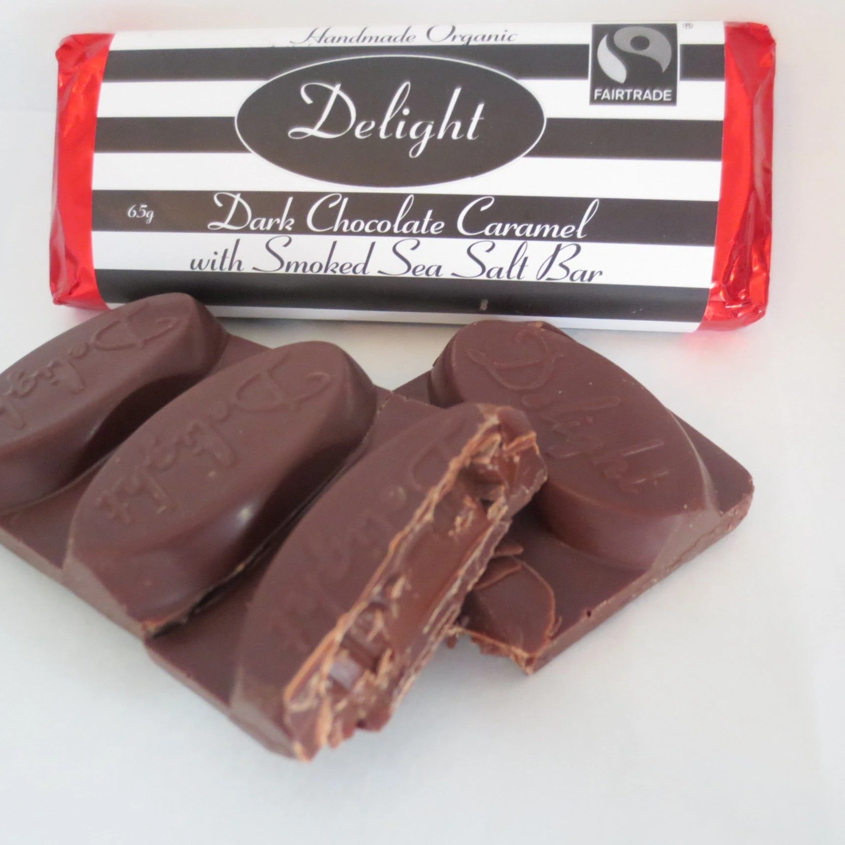 Chocolate Caramel with Smoked Sea Salt Bar - Allons Y  Delivery