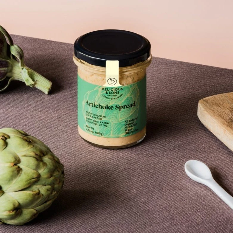 Organic Artichoke Spread. Delicious and Sons - Allons Y  Delivery